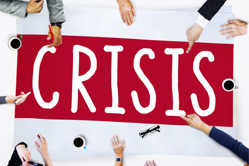 Crisis Photo steps to handle business crisis